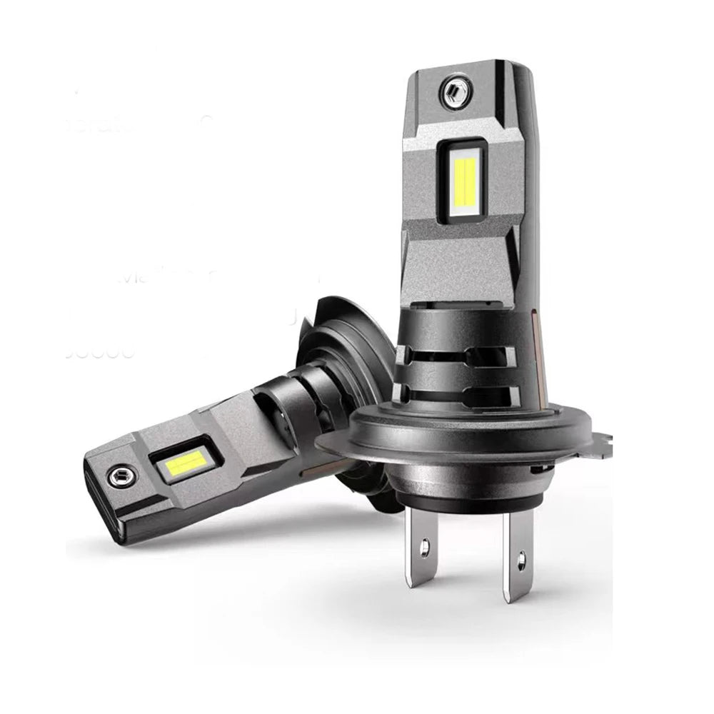 Kit Lâmpada LED H7/H4/H11 80W 20000LM 6000K - com Turbo Fan