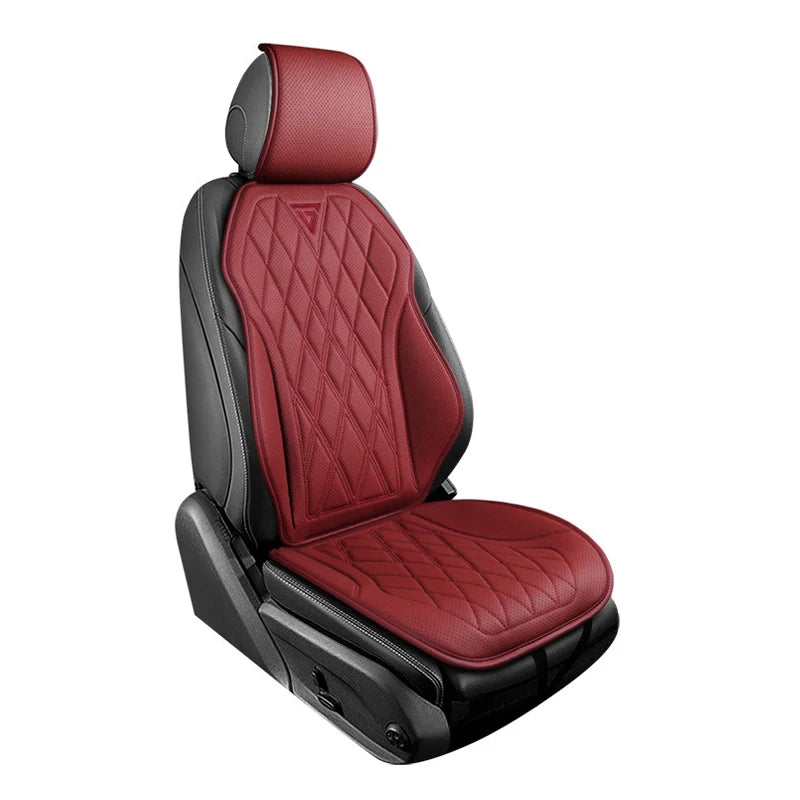 Breathable Nappa Leather Car Seat Cover Universal Comfortable Front Seat Cushion Durable Four Seasons Seat Covers Accessories