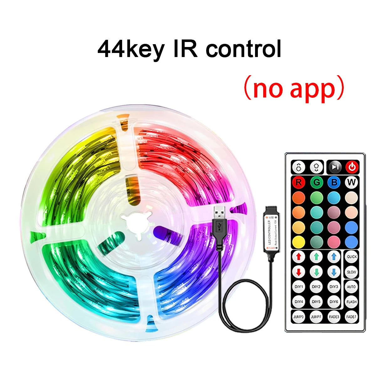 RGB Led Strip Lights 10m 20m 30m Led Room Light with Remote and APP Control RGB Ribbon for Room Home Party Decoration