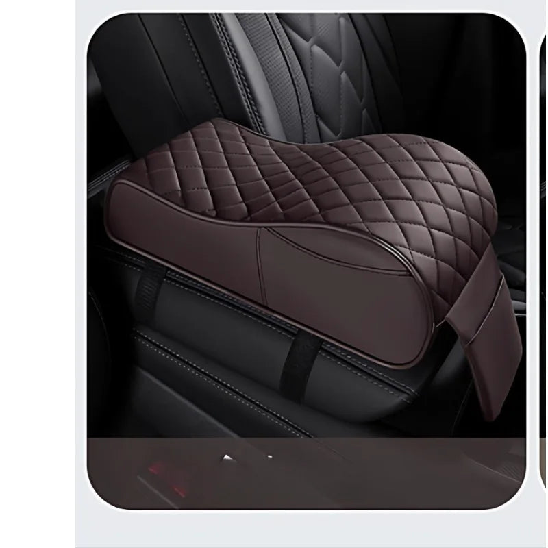 Universal Memory Foam Armrest Cushion for Car - Heightened Armrest Pad Cover, Universal Fit for Central Console Interior