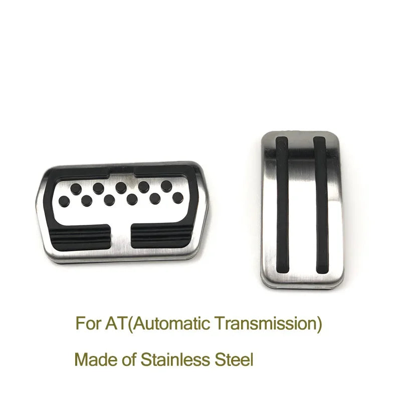 Car-styling Stainless steel Car Pedal Pads Cover MT AT case for Ford Focus 2 mk2 focus 3 mk3