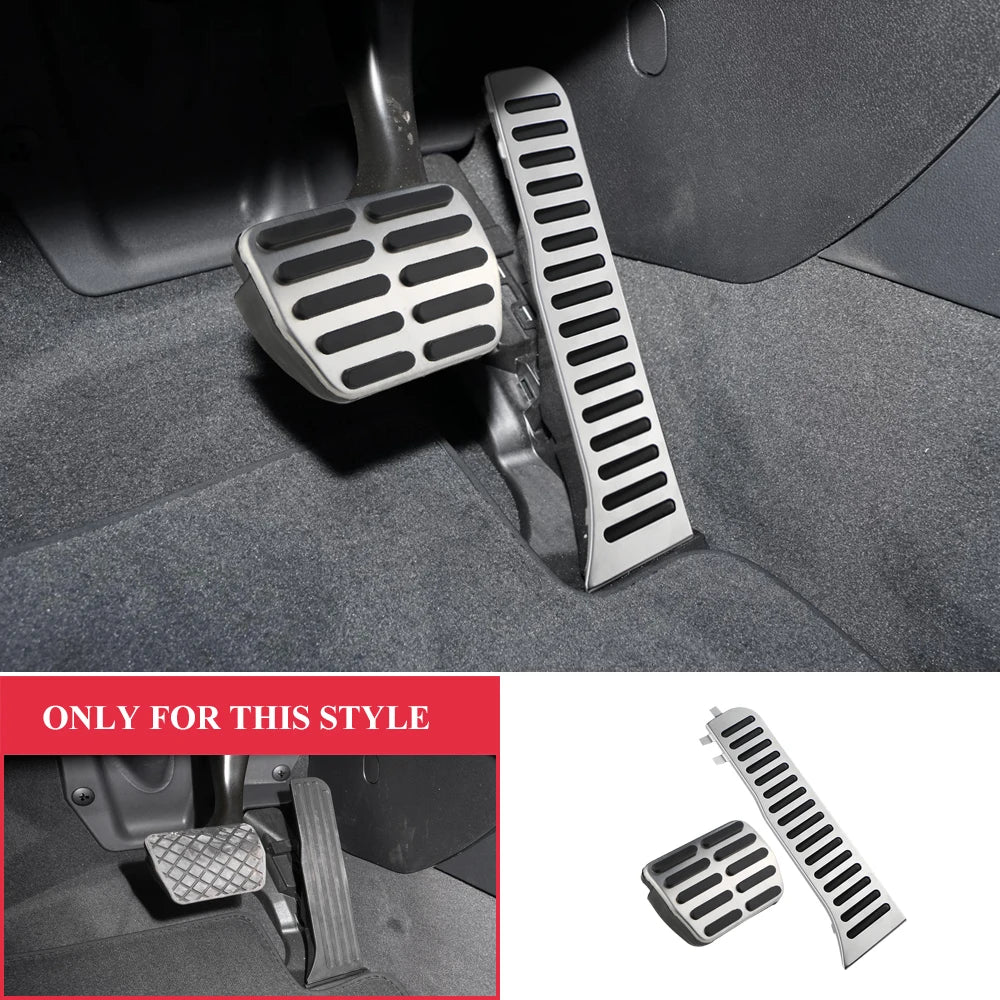 Car Pedals for Audi Q3 2013 - 2018 LHD Accelerator Brake Foot Rest Pedal Pads Cover Car-Styling