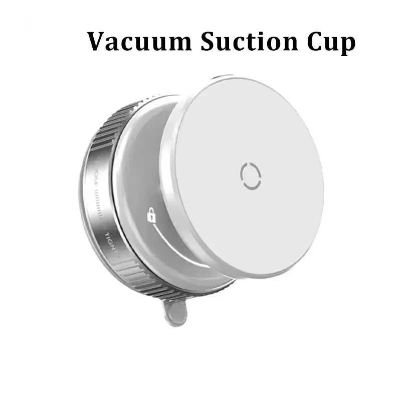 Vacuum Magnetic Car Phone Holder 360 ° Adjustable Suction Cup Holder Magnetic Car Phone Holder Pocket Sized Foldable Car Holder