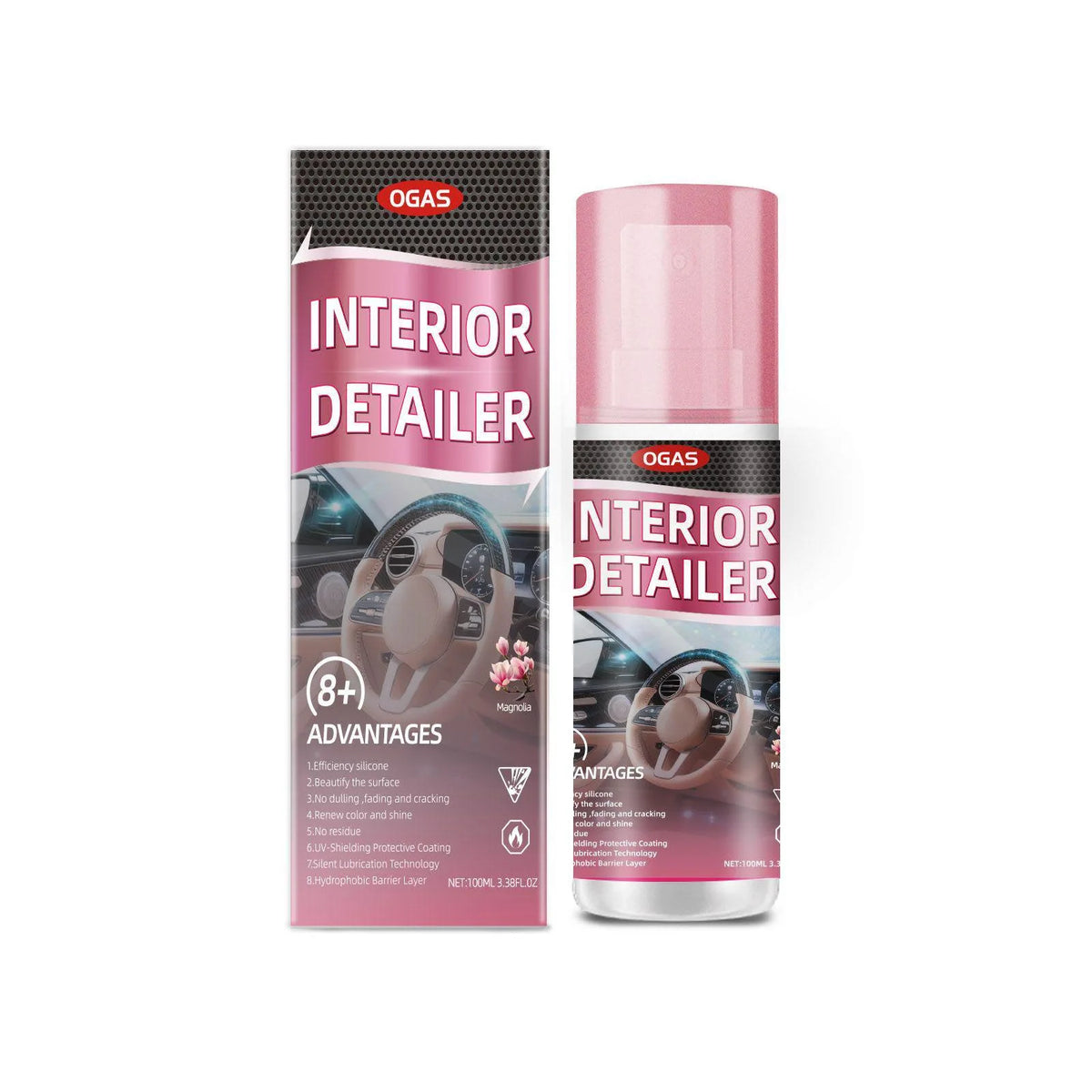 Spray Limpador de Interior Anti-Envelhecimento - Removedor de Manchas