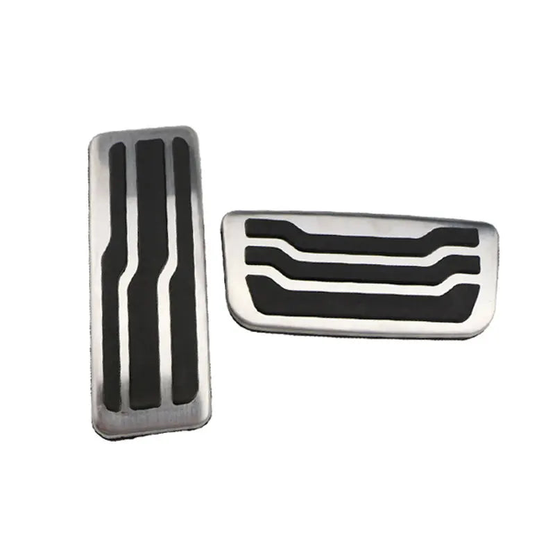 Stainless Steel Car Pedal Pads Cover for Ford Everest Endeavour Raider Ranger 2016 - 2023 Gas Fuel Brake Pedals Pad Accessories