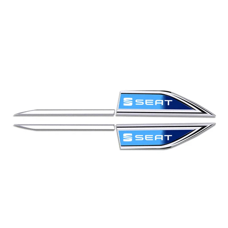 DIY Car Emblem Fender Blade Decal Badge Car Body Protective Sticker For TOLEDO leon EXEO mk3 mk2 5f ateca altea seat FR