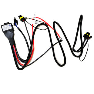 Car Headlight Brightening Wire Harness Halogen Lamp H4 Car Light Wire Set Modified Brightener Led Cross-Border Low Beam and High Beam