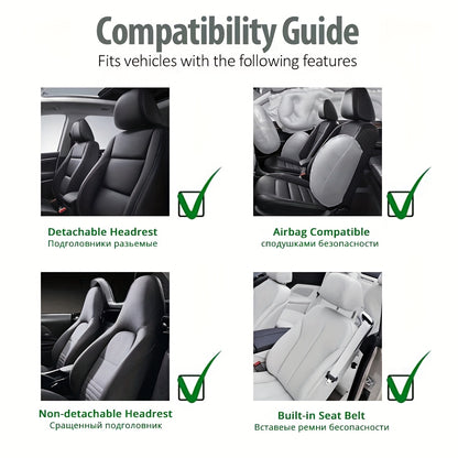 Waterproof Sweatproof Car Seat Cover Universal Fit for Cars, SUVs, Trucks Polyester Fabric Protector for Gym, Running, Swimming