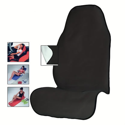 Waterproof Sweatproof Car Seat Cover Universal Fit for Cars, SUVs, Trucks Polyester Fabric Protector for Gym, Running, Swimming