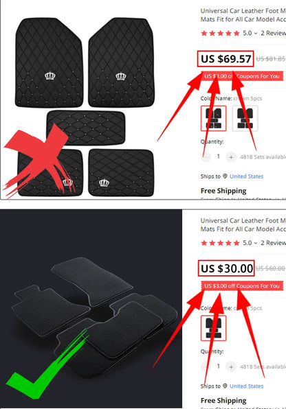 Car Floor Mats For Ford Fiesta 5 MK5 Ford Classic 2003~2008 Rugs Panel Footpads Carpet Cover Pad Anti-slip Foot Pads Accessories