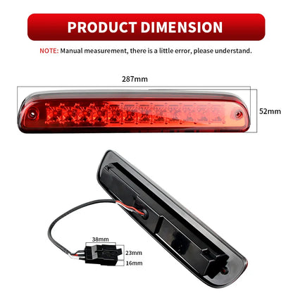 Rear Third 3rd High Stop Brake Light Lamp For Ford Ranger 1993-2011 F250 F350 F450 F550 Cargo DRL Additional Rear High Mount LED