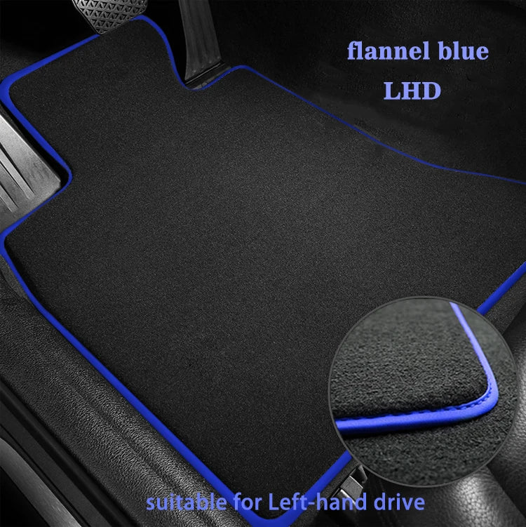 Car Floor Mats For Ford Fiesta 5 MK5 Ford Classic 2003~2008 Rugs Panel Footpads Carpet Cover Pad Anti-slip Foot Pads Accessories