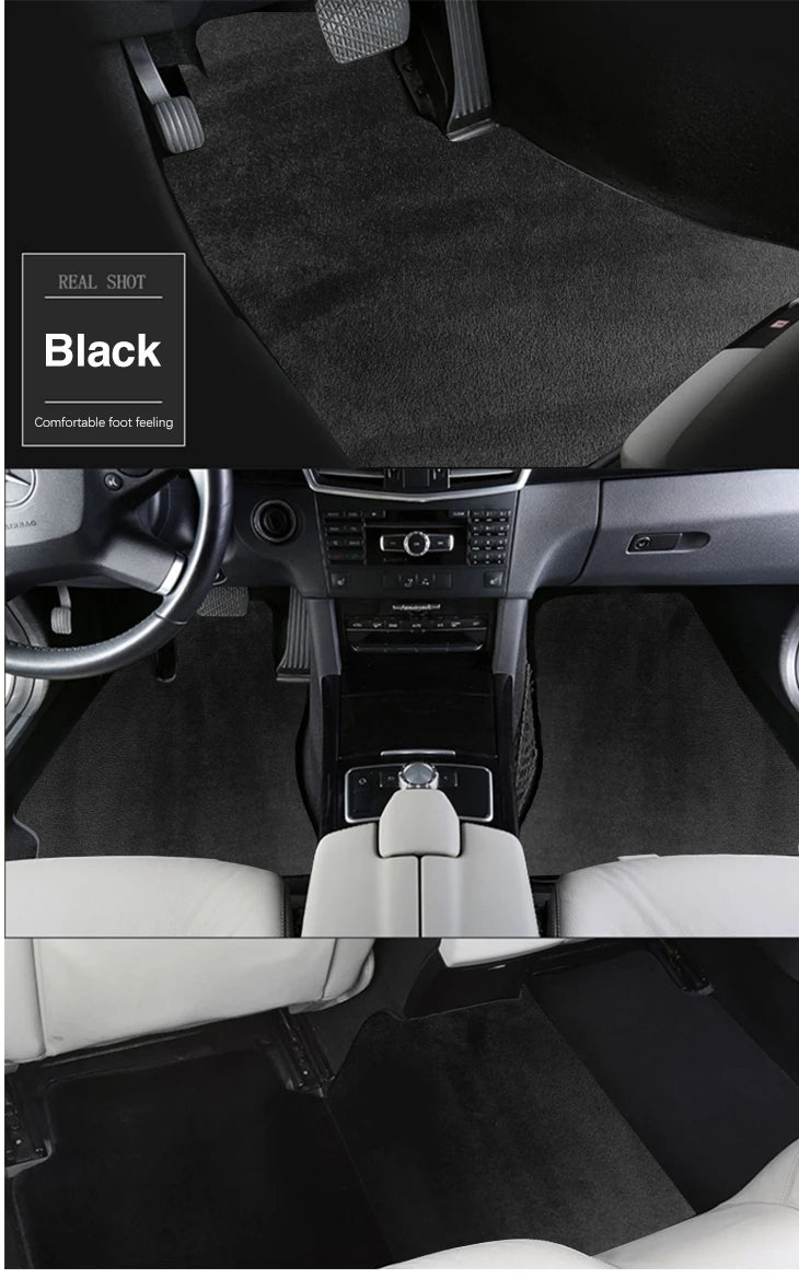 Car Floor Mats For Ford Fiesta 5 MK5 Ford Classic 2003~2008 Rugs Panel Footpads Carpet Cover Pad Anti-slip Foot Pads Accessories