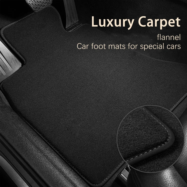 Car Floor Mats For Ford Fiesta 5 MK5 Ford Classic 2003~2008 Rugs Panel Footpads Carpet Cover Pad Anti-slip Foot Pads Accessories