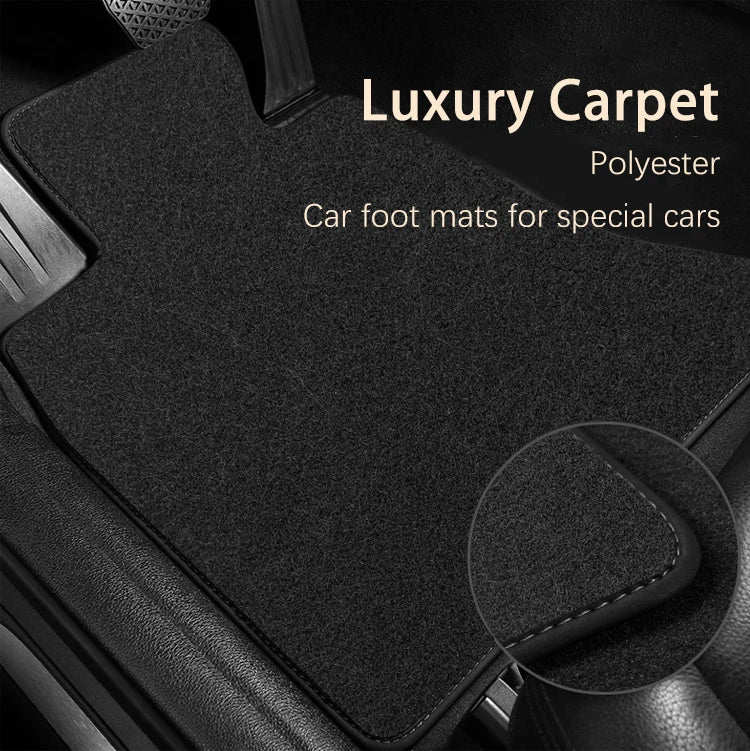 Car Floor Mats For Ford Fiesta 5 MK5 Ford Classic 2003~2008 Rugs Panel Footpads Carpet Cover Pad Anti-slip Foot Pads Accessories