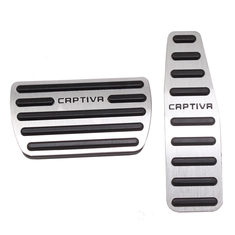 Car Accessories for Chevrolet Captiva Fuel Brake Foot Rest AT Pedals Plate Accelerator Brake Pedal Pads Covers Styling