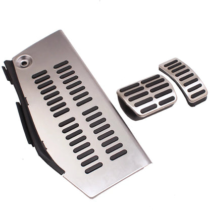 LHD Car Pad Foot Rest For Volkswagen Polo VW Golf 4 Bora Beetle RSi GTI R32 For Audi A3 SEAT Stainless Steel Pedal Pad