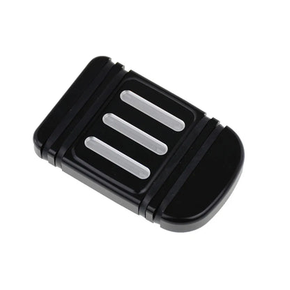 Motorcycle CNC Large Brake Pedal Pad Cover Black/Chrome Footpegs Footrest Pedal For Harley Softail Touring Dyna Road King Glide