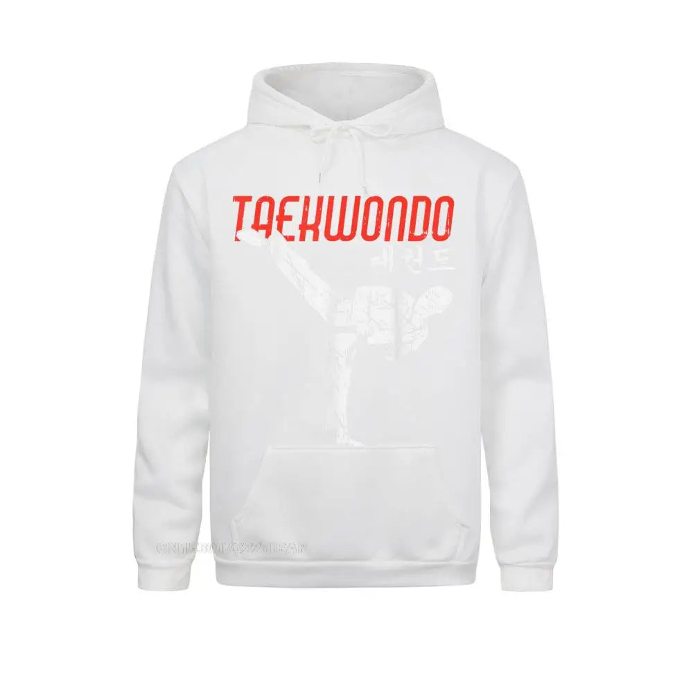Taekwondo Hangeul Hangul Korean Symbol Martial Arts Hoodie Tight Boy Sweatshirts Classic Long Sleeve Hoodies Preppy Hoods