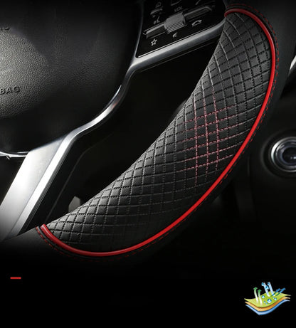Car Steering Wheel Cover D Type PU Leather For Nissan X-trail Qashqai Rogue Sport Rogue 2017 2018 2019 2020 2021 Altima Versa