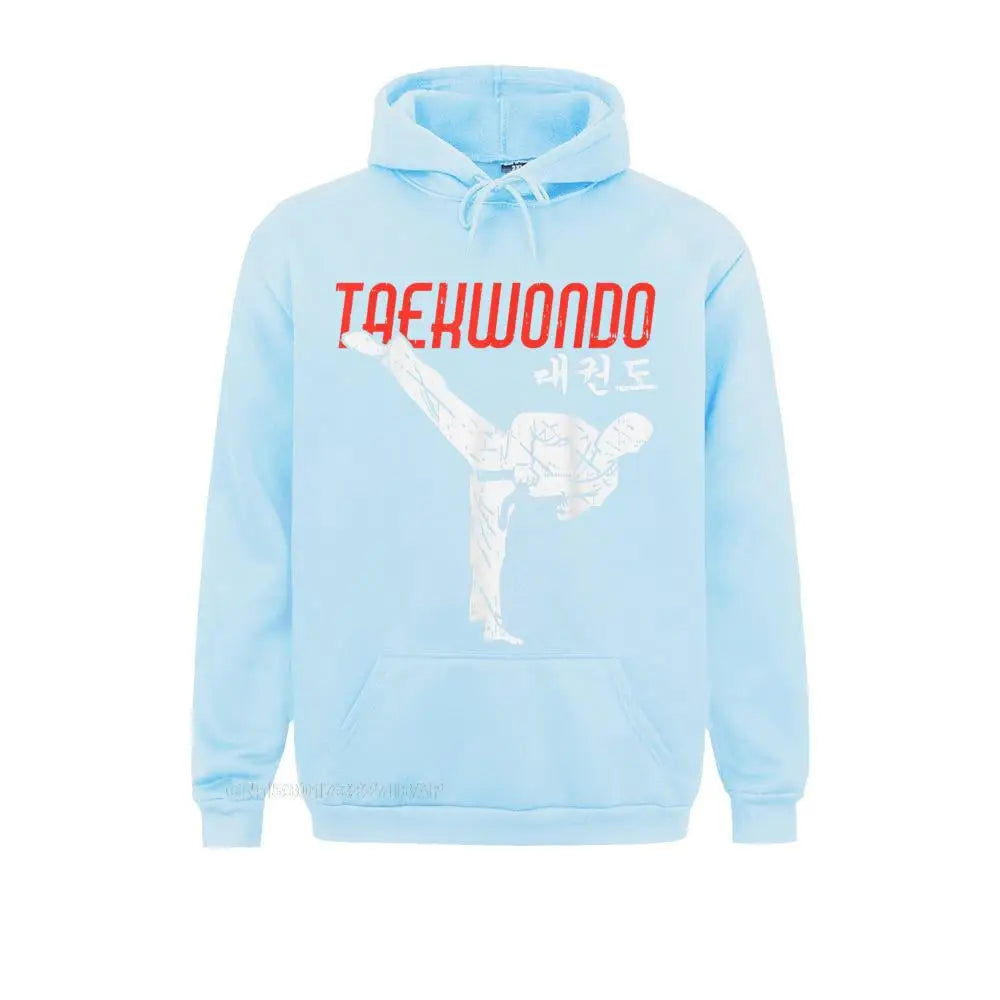 Taekwondo Hangeul Hangul Korean Symbol Martial Arts Hoodie Tight Boy Sweatshirts Classic Long Sleeve Hoodies Preppy Hoods