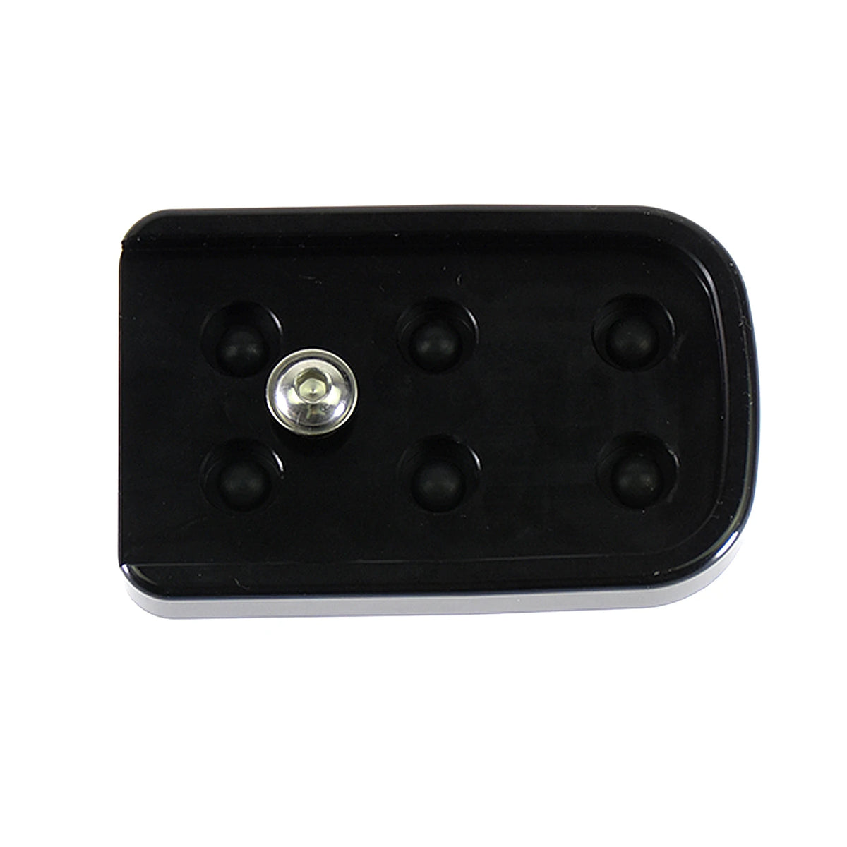 Motorcycle CNC Large Brake Pedal Pad Cover Black/Chrome Footpegs Footrest Pedal For Harley Softail Touring Dyna Road King Glide