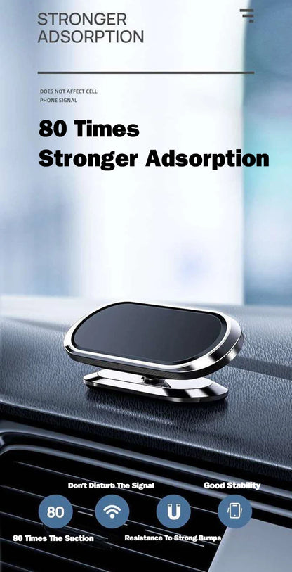 CHE01 360 Universal Car Phone Holder With Strong Magnetic Used To Install Mobile Phone Car Phone Holder Mobile Phone Accessories