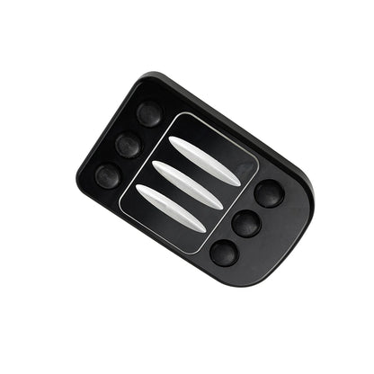 Motorcycle CNC Large Brake Pedal Pad Cover Black/Chrome Footpegs Footrest Pedal For Harley Softail Touring Dyna Road King Glide