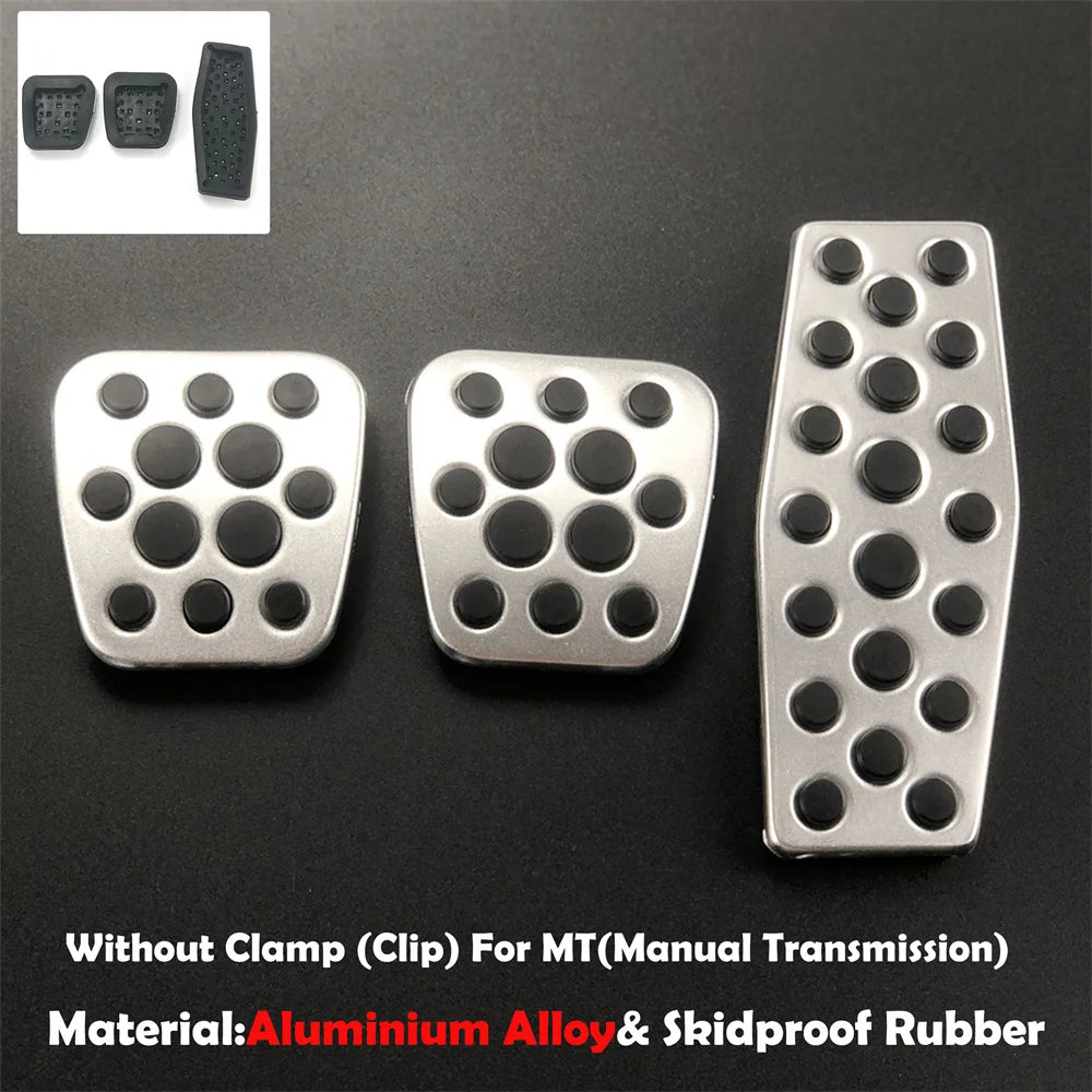 TOP Stainless steel Pedal Pads Cover MT For Chevrolet Cruze sedan hatchback OPEL Mokka 2013-2015 ASTRA J Insignia , Car Styling