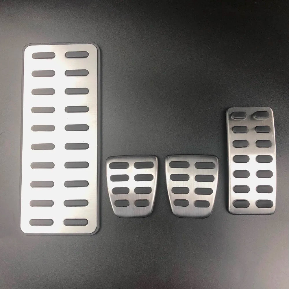 Stainless Steel Car Pedal Cover Pad for Kia K2 Rio SOUL Ray Venga KX3/Hyundai Verna Solaris I20 IX20 IX25 HB20 Creta Car Styling