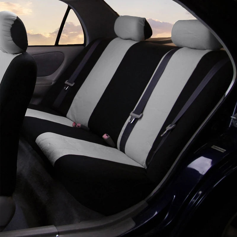 AUTOYOUTH Automobiles Seat Covers Full Car Seat Cover Universal Fit Interior Accessories Protector Color Gray Car-Styling
