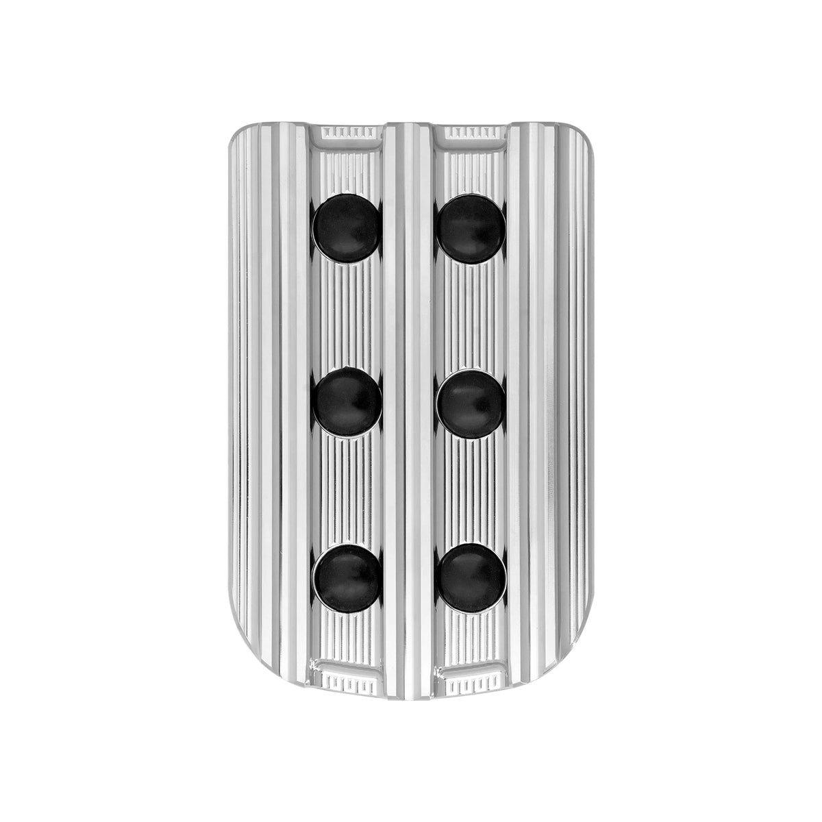 Motorcycle CNC Large Brake Pedal Pad Cover Black/Chrome Footpegs Footrest Pedal For Harley Softail Touring Dyna Road King Glide