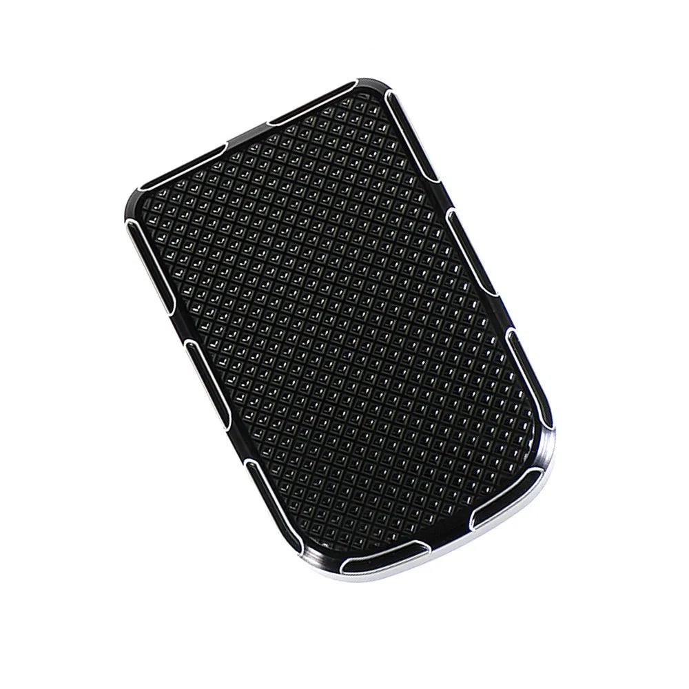 Motorcycle CNC Large Brake Pedal Pad Cover Black/Chrome Footpegs Footrest Pedal For Harley Softail Touring Dyna Road King Glide