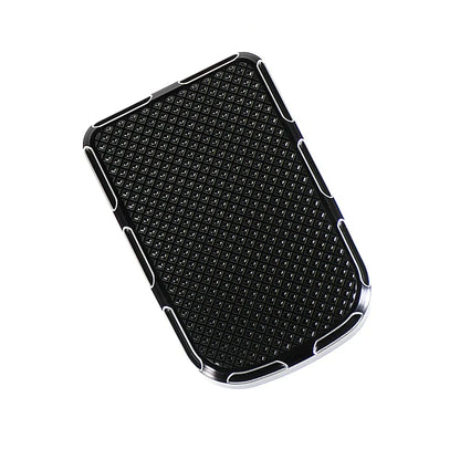 Motorcycle CNC Large Brake Pedal Pad Cover Black/Chrome Footpegs Footrest Pedal For Harley Softail Touring Dyna Road King Glide