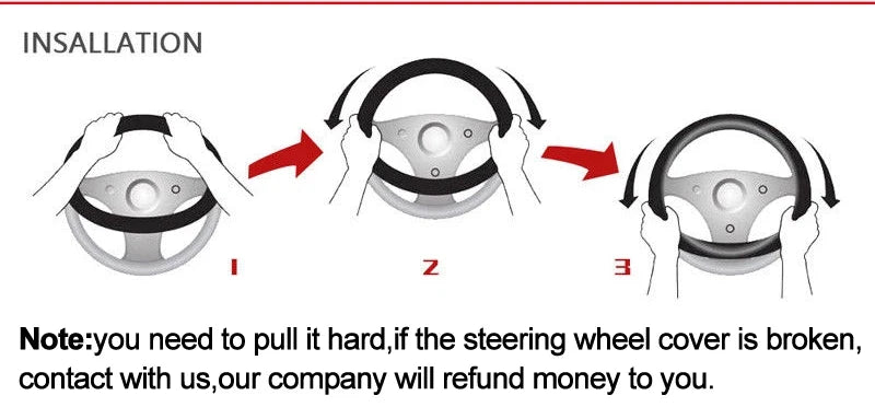 Car Steering Wheel Cover D Type PU Leather For Nissan X-trail Qashqai Rogue Sport Rogue 2017 2018 2019 2020 2021 Altima Versa