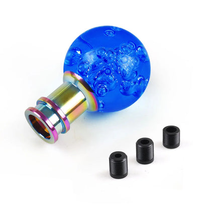 Car Manual Shift Knob Acrylic Gear Shifter Head Shift Knob Stick Crystal Transparent Bubble Pink Blue Clear Gear Shift Knob