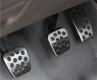 TOP Stainless steel Pedal Pads Cover MT For Chevrolet Cruze sedan hatchback OPEL Mokka 2013-2015 ASTRA J Insignia , Car Styling