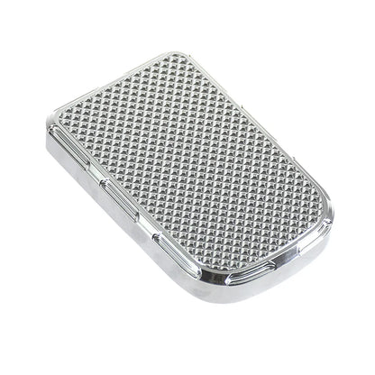 Motorcycle CNC Large Brake Pedal Pad Cover Black/Chrome Footpegs Footrest Pedal For Harley Softail Touring Dyna Road King Glide