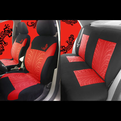 Car Seat Cover Set GeckoPattern Universal Car Seat Cover Full Set Auto Seat Cover Car Styling Interior Accessories