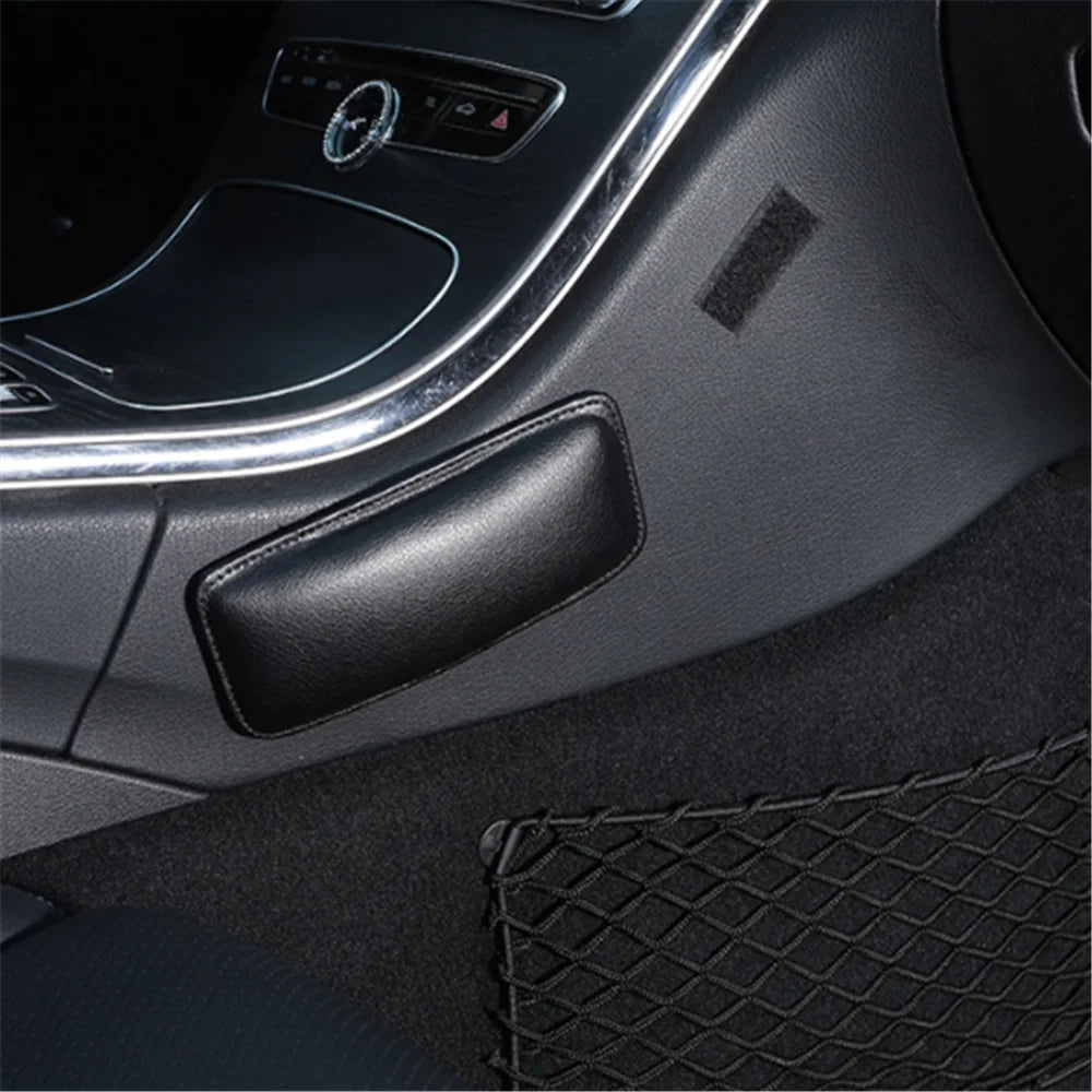 Car Knee Cushion, Soft Leather Car Door Armrest Pad for Knee, Leg, and Elbow Support Universal Car Center Console Cushion