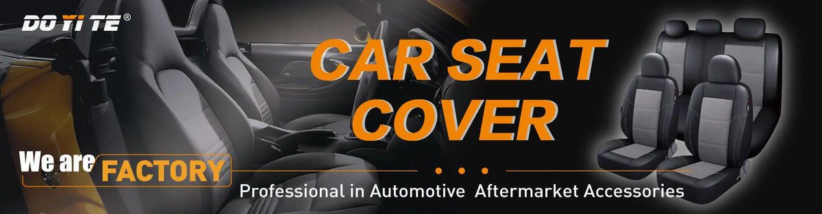 Lux Artificial PU Leather Car Seat Cover Universal Size Full Set Airbag Compatible Fit Most Cars