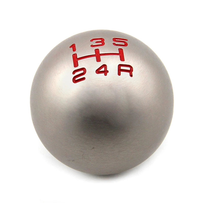 Manual Gear Shift Knob Round Aluminum Shift Knob Lever Handball For HONDA ACURA