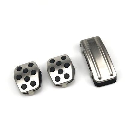 Car-styling Stainless steel Car Pedal Pads Cover MT AT case for Ford Focus 2 mk2 focus 3 mk3