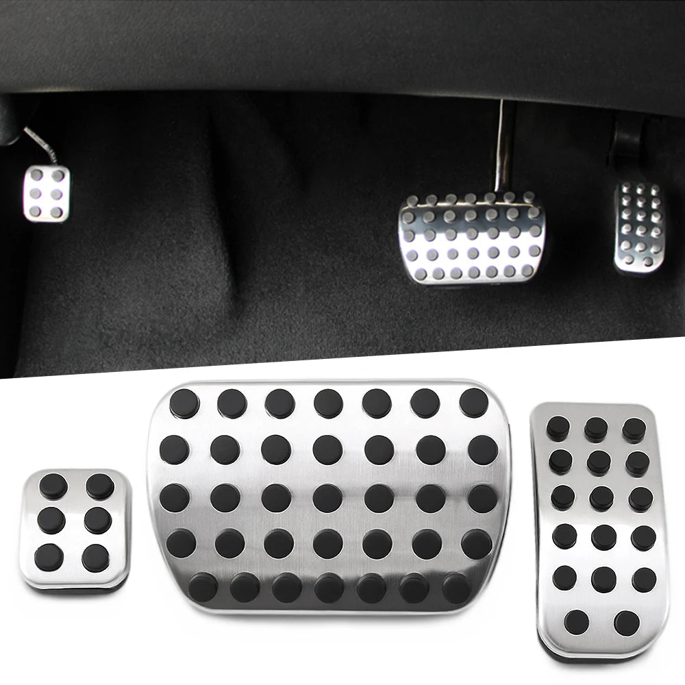 Gas Fuel Brake Pedal Pads Cover Mats for Mercedes Benz V Class Vito Metris Viano W639 W447 Accessories Car Styling