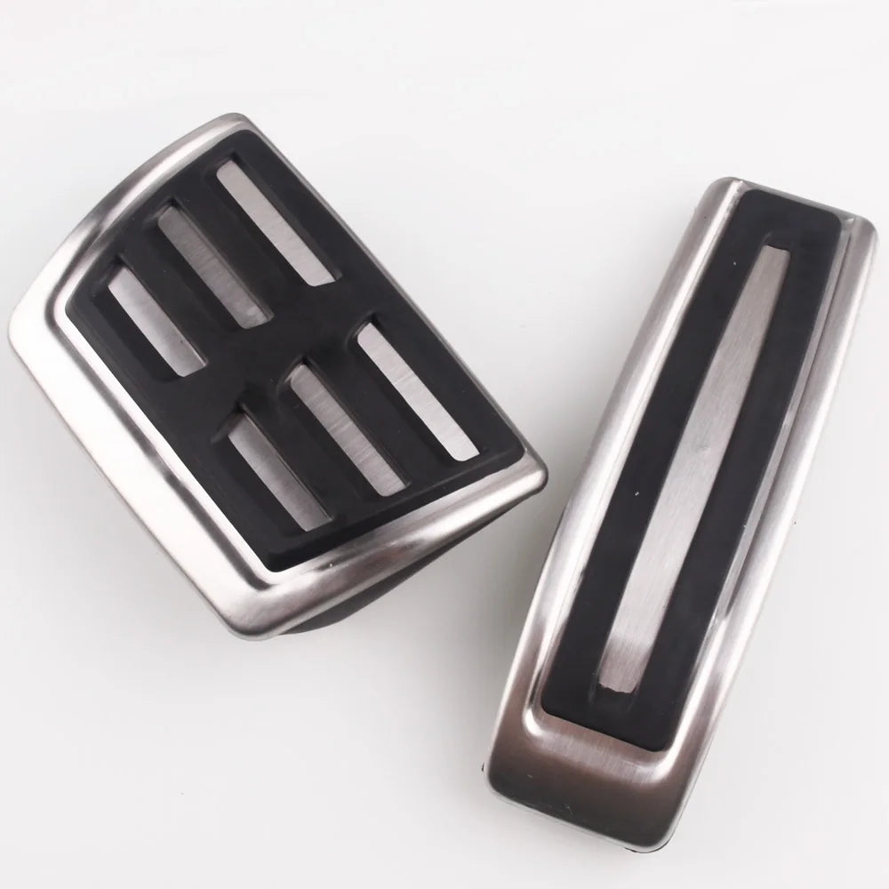Stainless steel Car Pedal Pads Cover AT case For Audi Q7 SQ7 Porsche Cayenne For VW Touareg