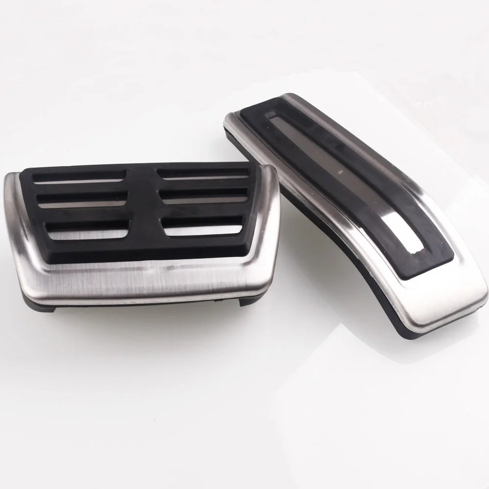 Stainless steel Car Pedal Pads Cover AT case For Audi Q7 SQ7 Porsche Cayenne For VW Touareg
