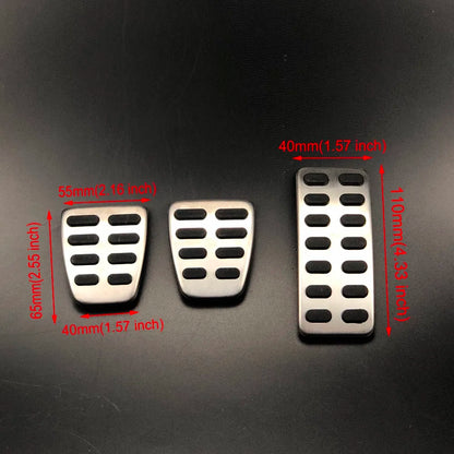 Stainless Steel Car Pedal Cover Pad for Kia K2 Rio SOUL Ray Venga KX3/Hyundai Verna Solaris I20 IX20 IX25 HB20 Creta Car Styling