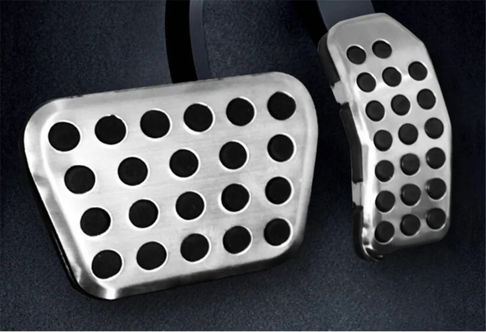 Car accessories Stainless steel  Pedal Pads Cover Case For Ford Fiesta Ecosport Covers for Mazda 2 2007-2014