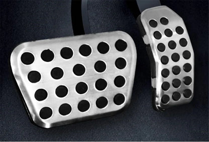 Car accessories Stainless steel  Pedal Pads Cover Case For Ford Fiesta Ecosport Covers for Mazda 2 2007-2014