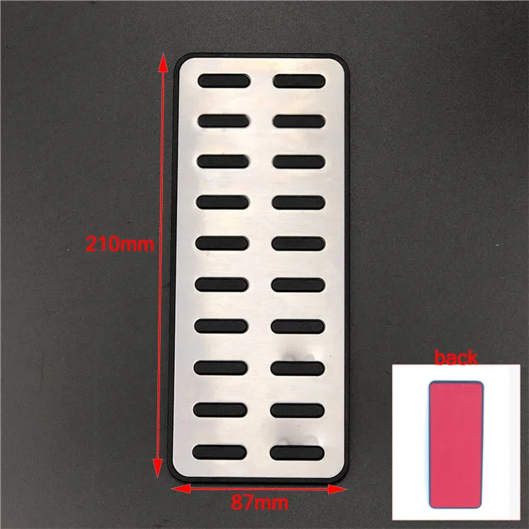 Stainless Steel Car Pedal Cover Pad for Kia K2 Rio SOUL Ray Venga KX3/Hyundai Verna Solaris I20 IX20 IX25 HB20 Creta Car Styling